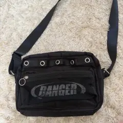 WEGO ブラック ショルダーバッグ