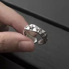 シルバー　リング　星　メキシカンジュエリー　ヴィンテージ　スター　スタッズ