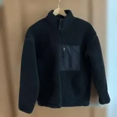 ボアブルゾン　ジャケット ブラック　Sサイズ