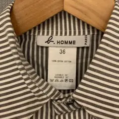 agnes b. homme アニエスベー オム ストライプ シャツ　36