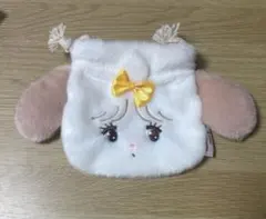 mikko スフレ フェイス巾着ポーチ