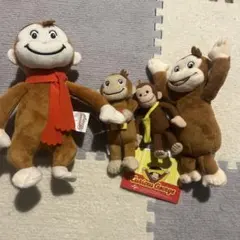 おさるのジョージ ぬいぐるみ 4点セット