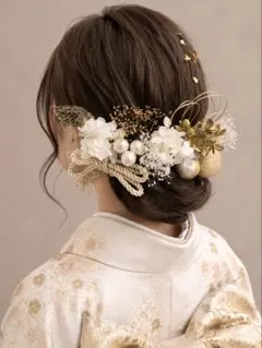 再販☆和玉　髪飾り☆振袖袴水引卒業式成人式前撮り結婚式ヘアアクセヘッドドレスのサムネイル