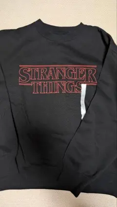 GU ストレンジャーシングス スウェット 黒　Lサイズ