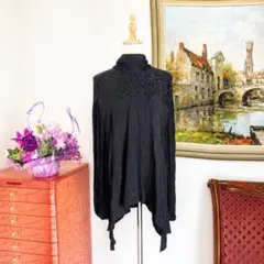 美品　Chloéクロエ ジャカード プリーツシルクブラウス　シャツ リボンタイのサムネイル