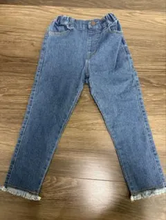 新品☆CIAOPANIC TYPY デニムパンツ フリンジ裾のサムネイル