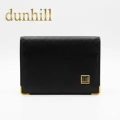 dunhill ダンヒル ブラックレザー イギリス コインケース 名刺入れ 本革