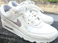タイムセール！24.5センチ　Nike Air Max 90 ホワイト×ピンク