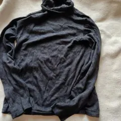 agnès b. タートルネック 10/12 ダークグレー