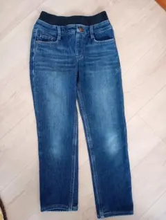 デニムパンツ ゴムバンド付き　140