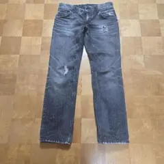 Y2K✨ヒステリックグラマー ダメージ加工 デニム スタッズ ブラック 34