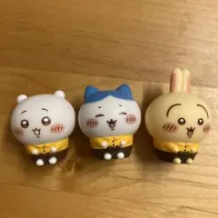ちいかわ ココス コラボ 第4弾 ソフビ　ハチワレ　うさぎ　ちいかわ3点セット
