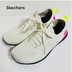 スケッチャーズ 厚底スニーカー 23.5cmエアークール メモリーフォーム 軽量