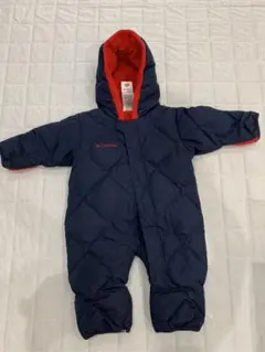 Columbia 子供用スノースーツ ネイビー/レッド