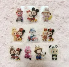 ラブブ　ロールシール　10枚　Labubu キラキラ