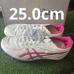 ASICS STRENGTH 3 サッカーシューズ ホワイト/ブラック/ピンク - メルカリ