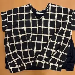 URBAN RESEARCH チェック柄 半袖Tシャツ ONEサイズ