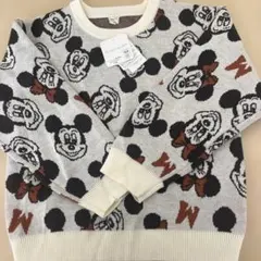Disney ミッキーマウス柄 セーター 140