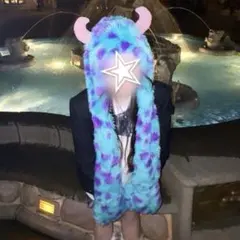 ディズニー サリー マフラー ファンキャップ モンスターズインク1点 被り物