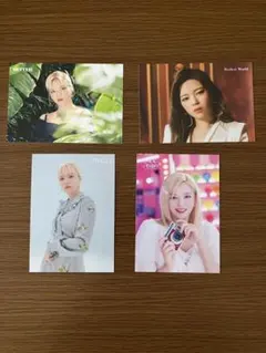 TWICE ジョンヨン　ラントレ4枚セット