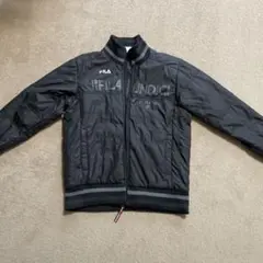 FILA ブラック ジップアップジャケット