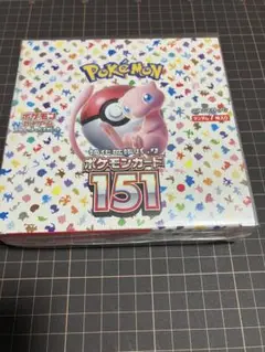ポケモンカード151BOX シュリンクあり　未開封　1box