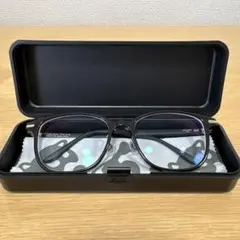 【ほぼ新品】-2.25黒フレーム Zoff