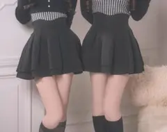 ミシェルマカロン　殿堂入り!!美脚になれるスカート♡ インナーパンツ付　M