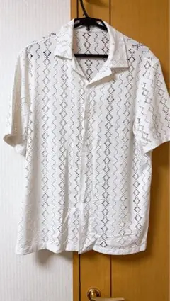 ZARA レース　シアーシャツ