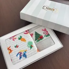 FEILER カラフルハンカチ＆ポーチセット