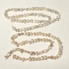 [難あり]淡水パール　2本売り　ケシ　約5.5mm　PM060