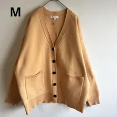6119グローバルワーク【メンズm】vネックカーディガン　ユニセックス　春洗える