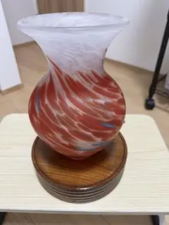 ヴィンテージ　マーブル　フラワーベース　ALUM BAY GLASS ALUM BAY GLASS フラワーベース - メルカリ
