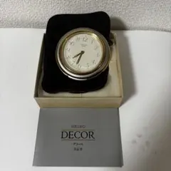 未使用保管品　DECOR SEIKO デコール セイコー トラベルクロックのサムネイル