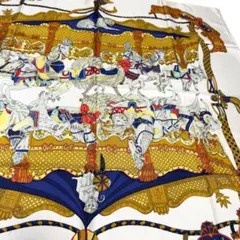 ✨美品✨ HERMÈS エルメス スカーフ カレ90 メリーゴーランド