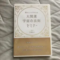 大開運　宇宙の法則セミナー DVD　川相ルミ