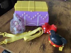 バケーションパッケージポップコーンバケットミニーバッグ型　ミニーチャーム付き