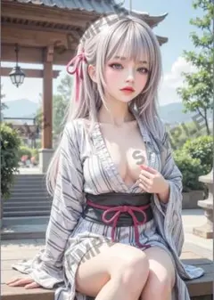 AI美少女 コスプレ アニメキャラ実写化 高画質 ポスター S-1035