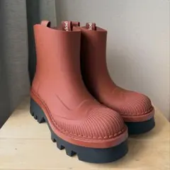 モンクレール MONCLER レインブーツ ピンク 37（約23.5~24cm） - メルカリ