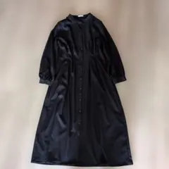 GLACIER ブラック ロングワンピース Lサイズ