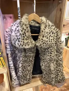 【お値下げしました】レオパードファーコート