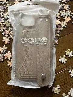 新品✳︎ストラップ付きレザー風ケース