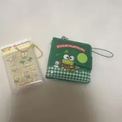 サンリオ シークレットビニールウォレット風ミニミラー含2点　けろっぴ