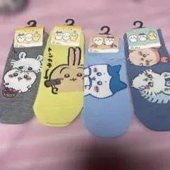 キャラクター柄ソックス4足セット 23-25cm