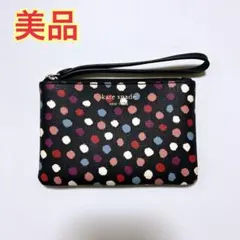 値下げ【美品】kate spade new york ドット柄　ポーチのサムネイル