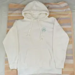 CONVERSE　裏起毛ホワイトパーカー　(Мサイズ)