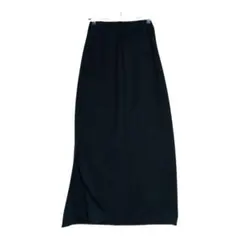 UNIQLO ストレッチダブルフェイスナロースカート Sサイズ ブラック