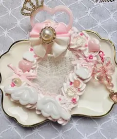 【ホイップデコ】トレカケースデコ 硬質ケースデコ b8 パステルカラー ピンク