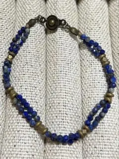 ハンドメイド　アンティークビーズブレスレット