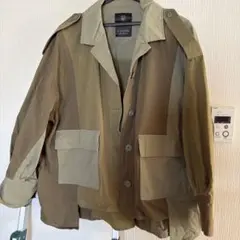 オリーブグリーン ミリタリージャケット